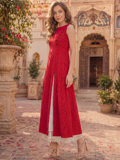 Cotton A-line Kurta
