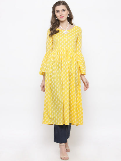 sleeve Kurta with palazzo
