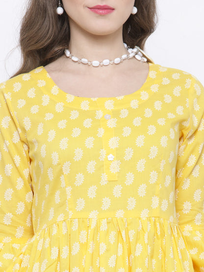 sleeve Kurta with palazzo