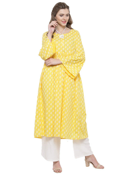sleeve Kurta with palazzo