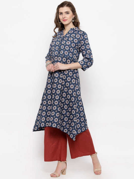 A-Line Kurta with Palazzo