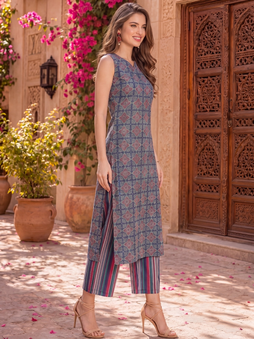 Cotton A-line Kurta