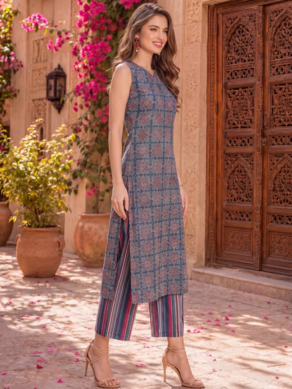 Cotton A-line Kurta