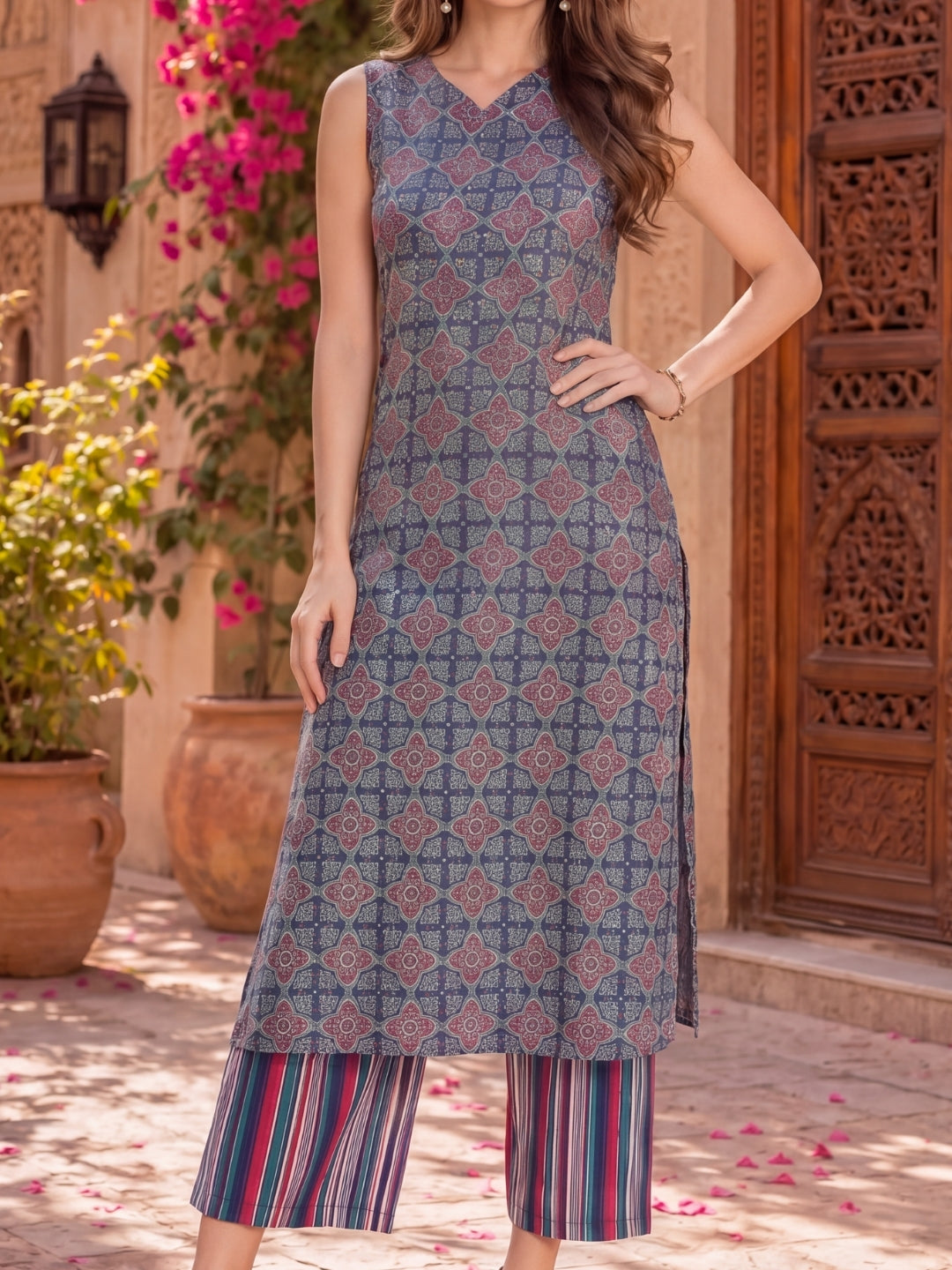 Cotton A-line Kurta