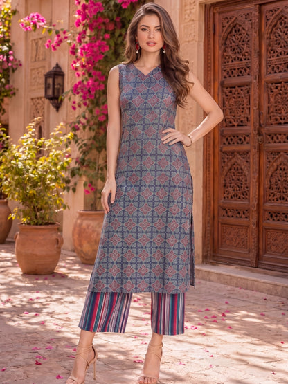 Cotton A-line Kurta