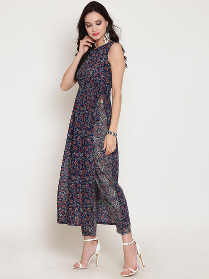 Printed Straight kurta with palazzo