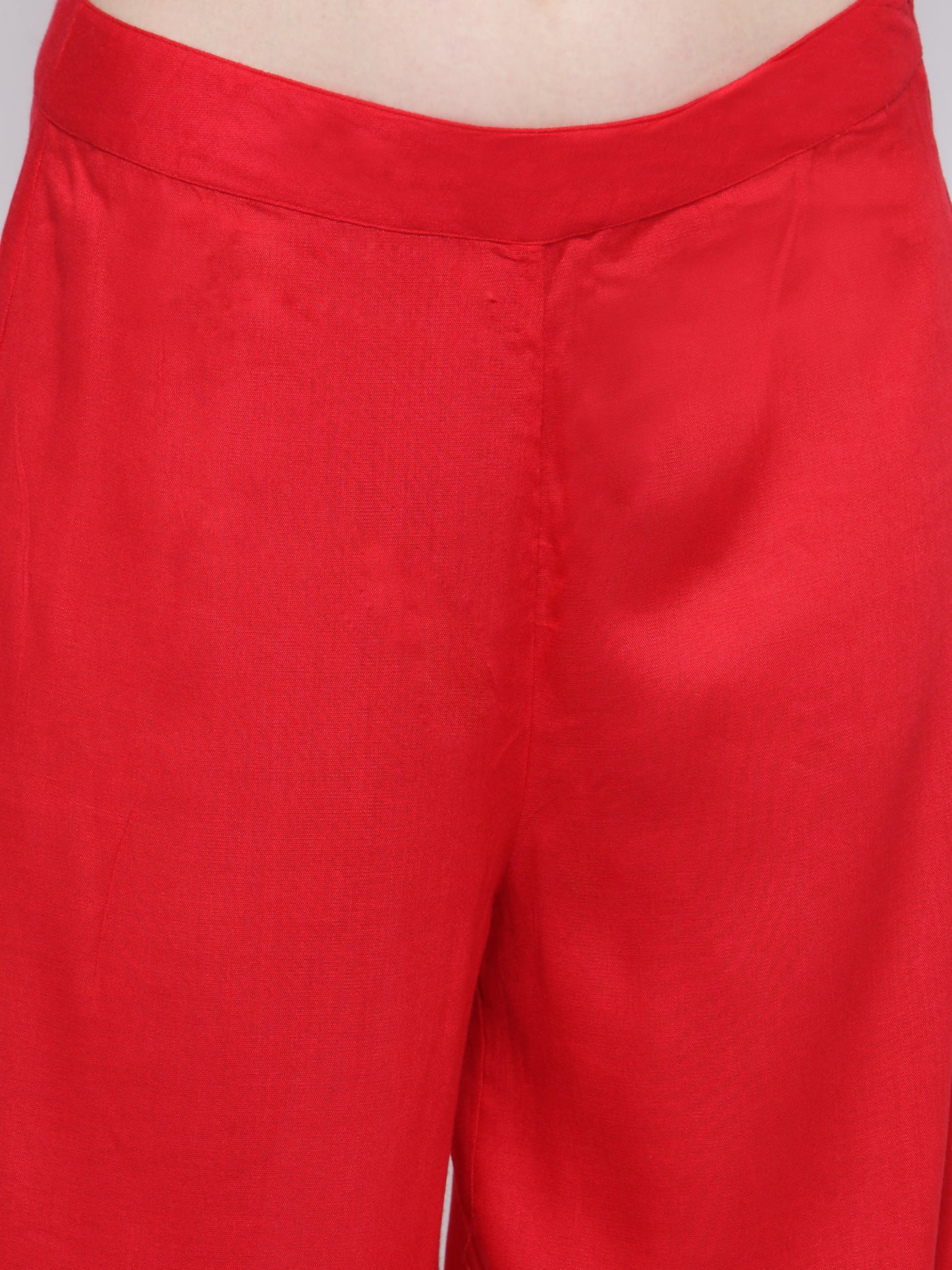 Offwhite Printed Kurta With Palazzo