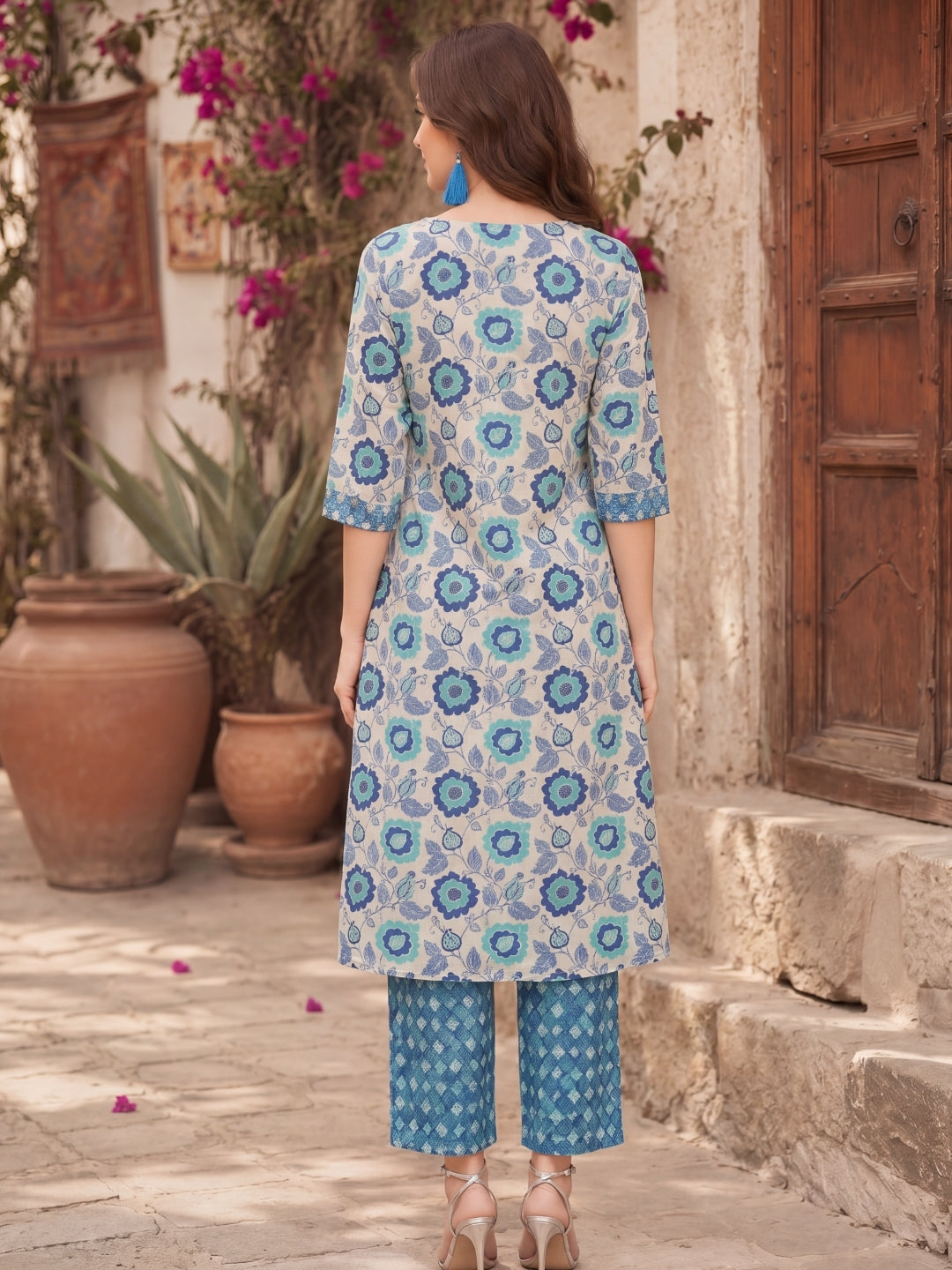 Cotton  Straight Fit  Kurta