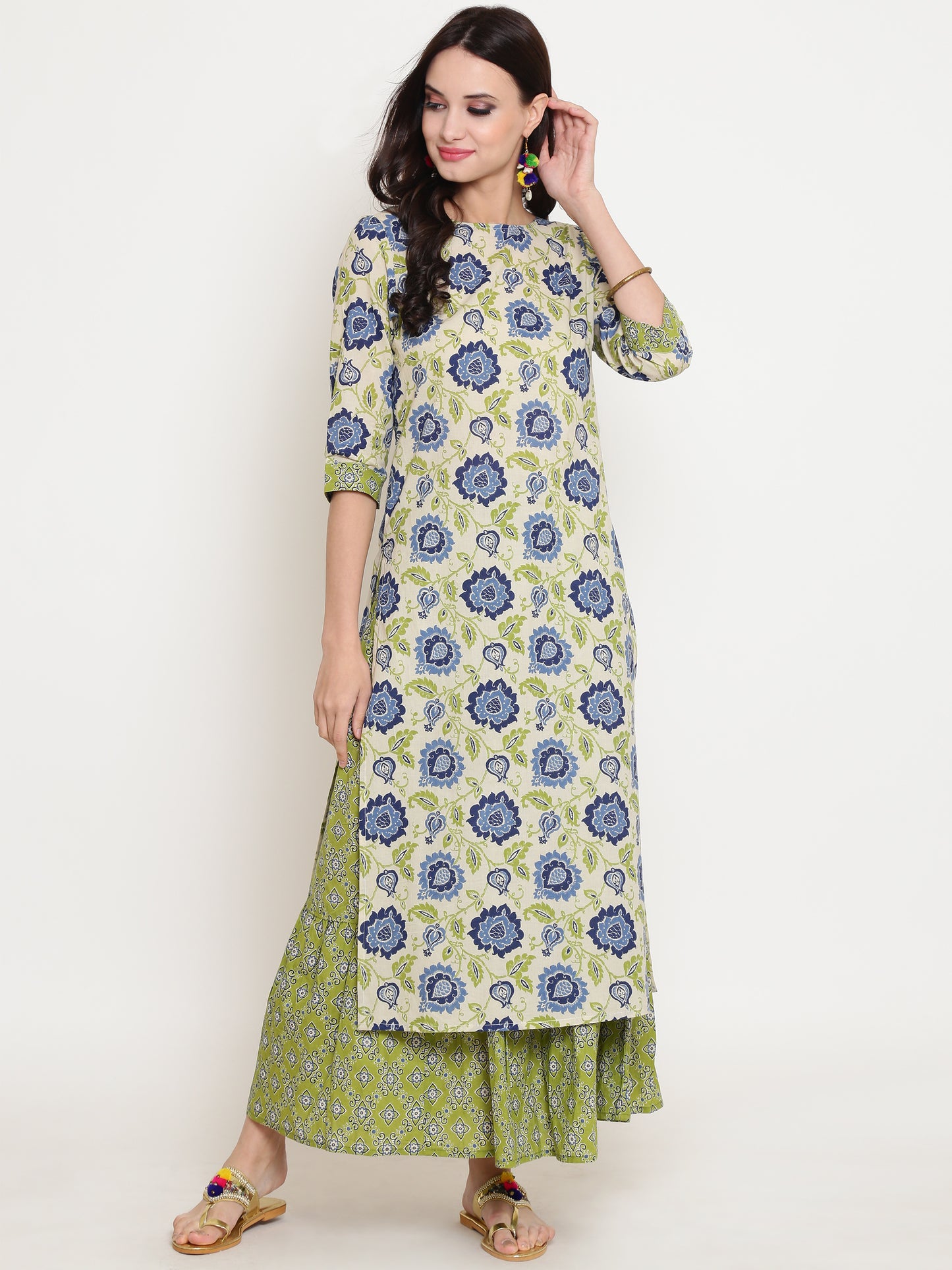Printed Straight Kurta