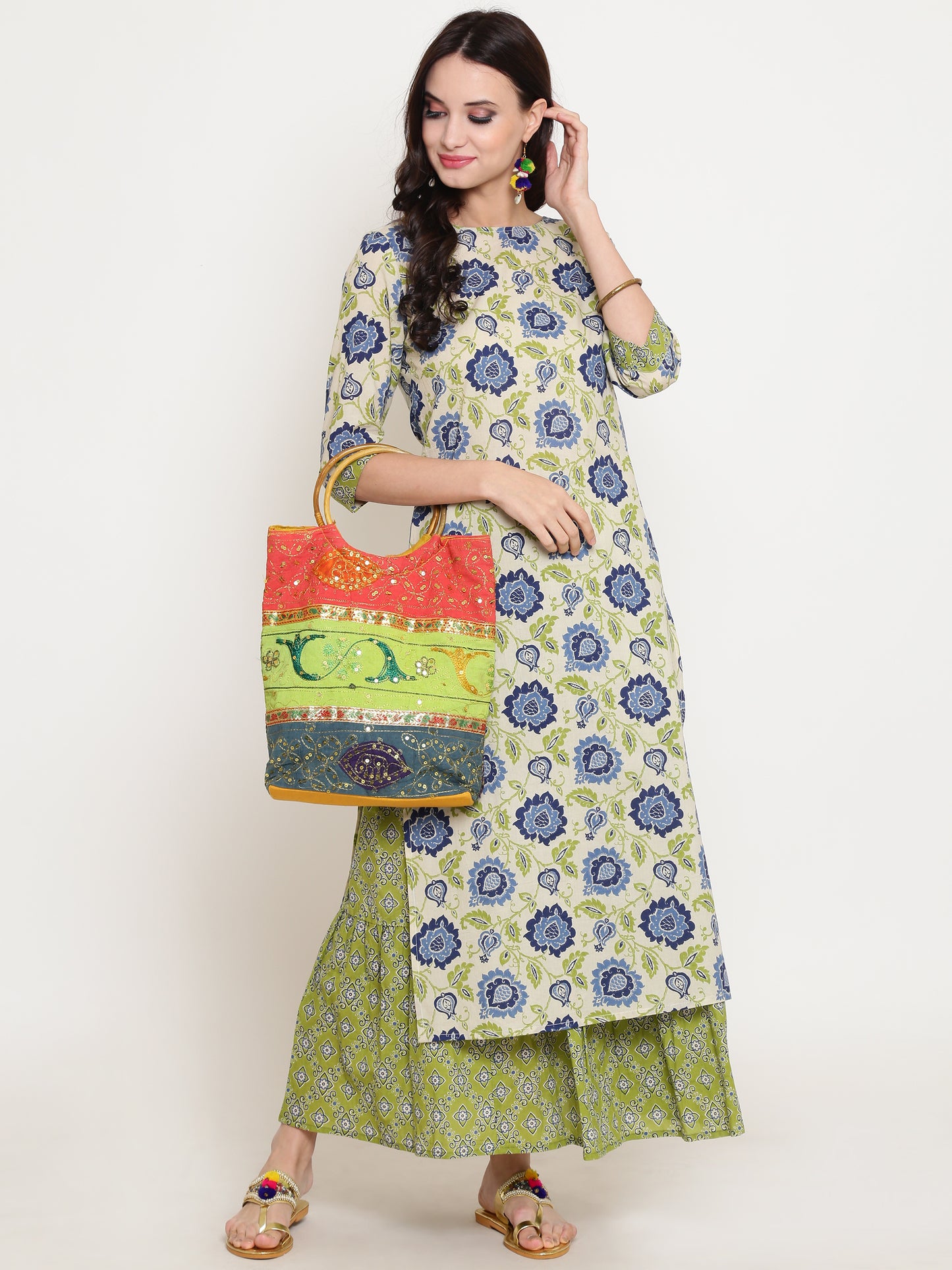 Printed Straight Kurta