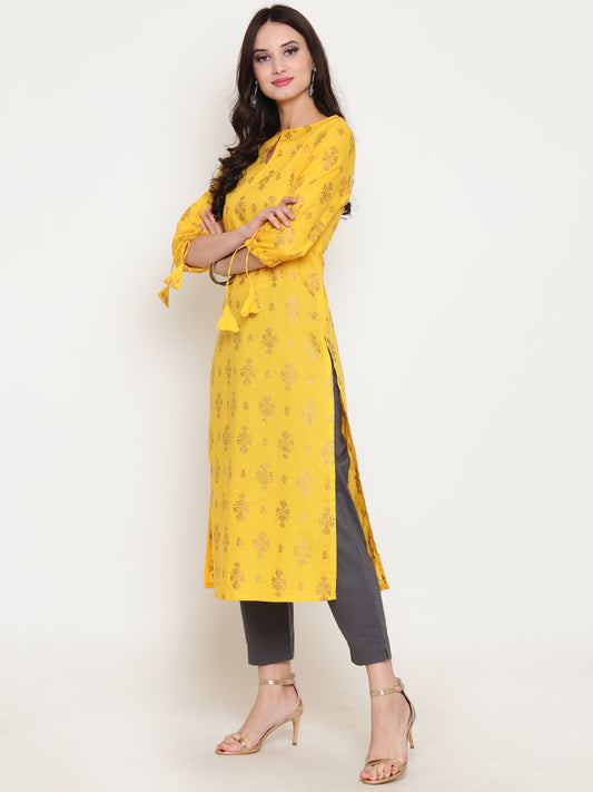 Straight kurta With Palazzo