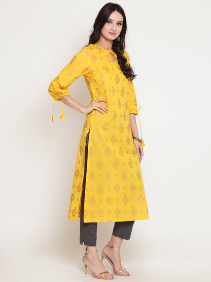 Straight kurta With Palazzo