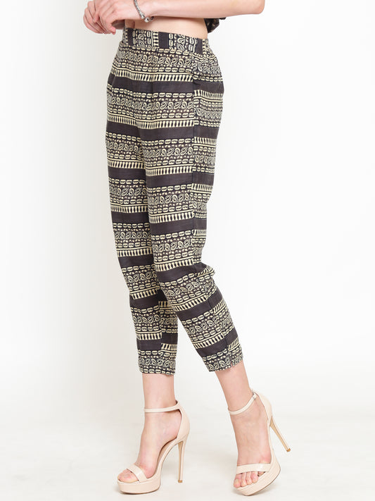 Gery Printed Cigarette Palazzo