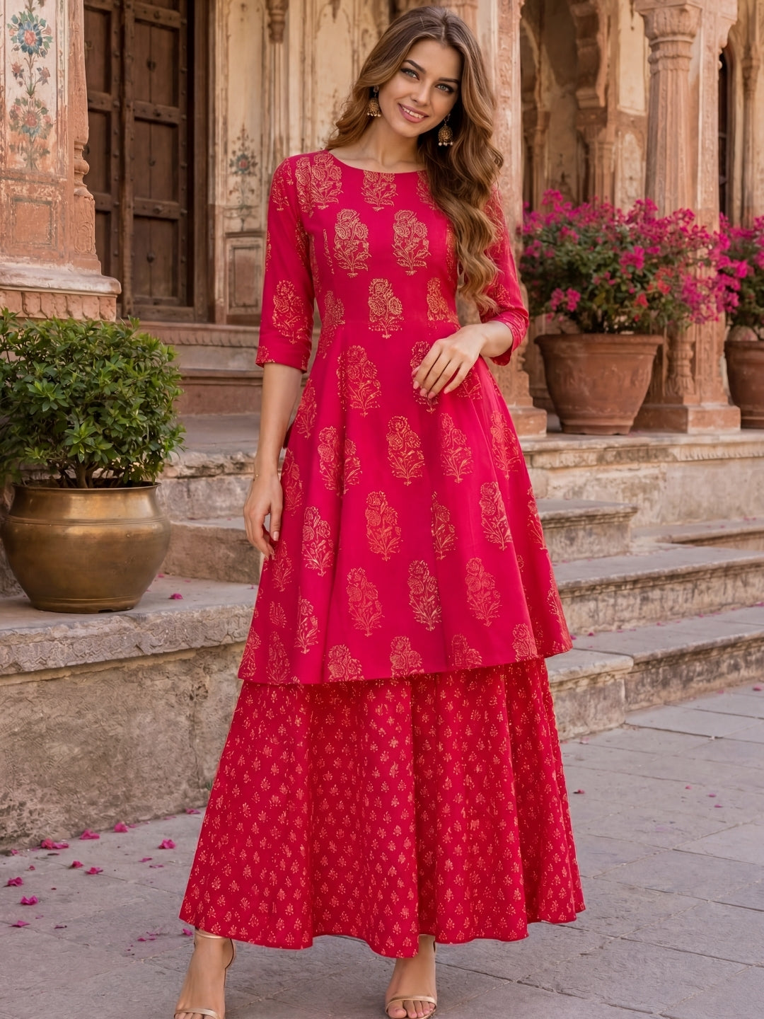 Viscose Ethnic Print Kurta