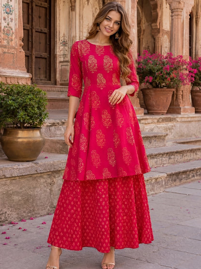 Viscose Ethnic Print Kurta