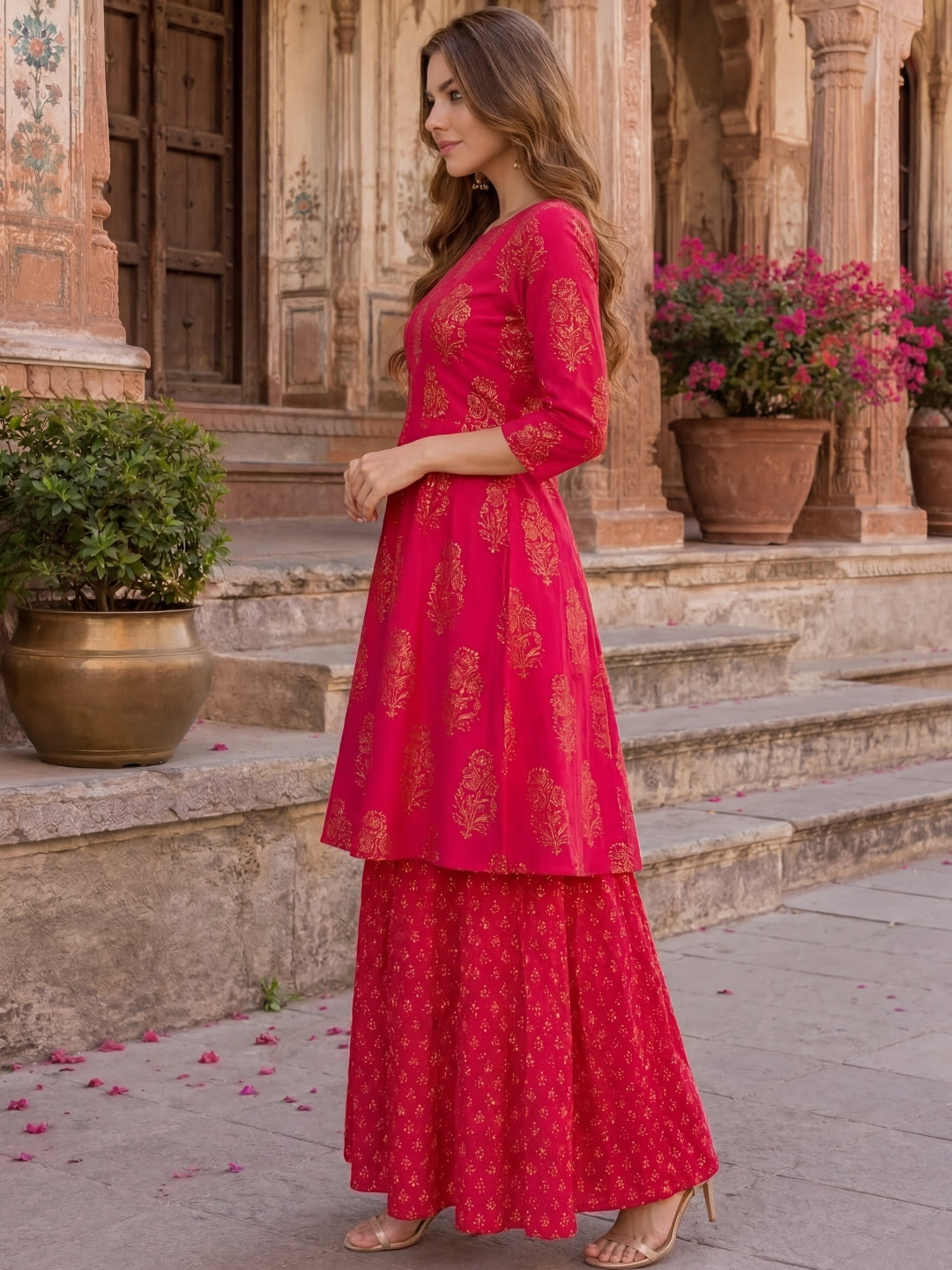Viscose Ethnic Print Kurta
