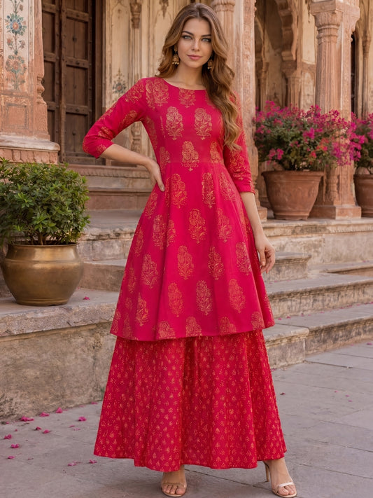 Viscose Ethnic Print Kurta