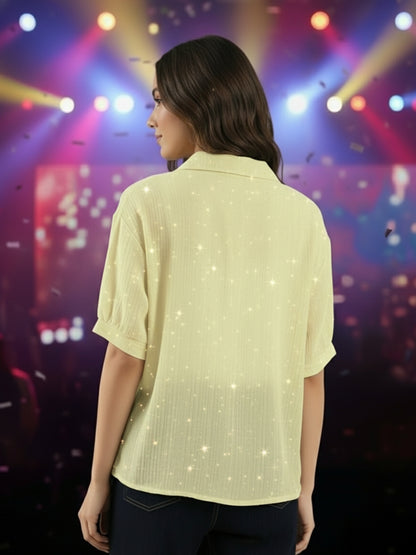 Studded Party Top with inner