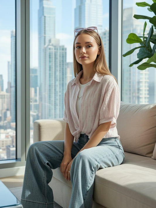 Sera Women Korean Top With Inner