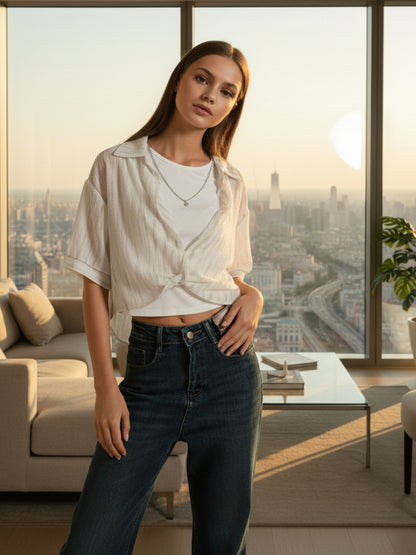 Sera Women Korean Top With Inner