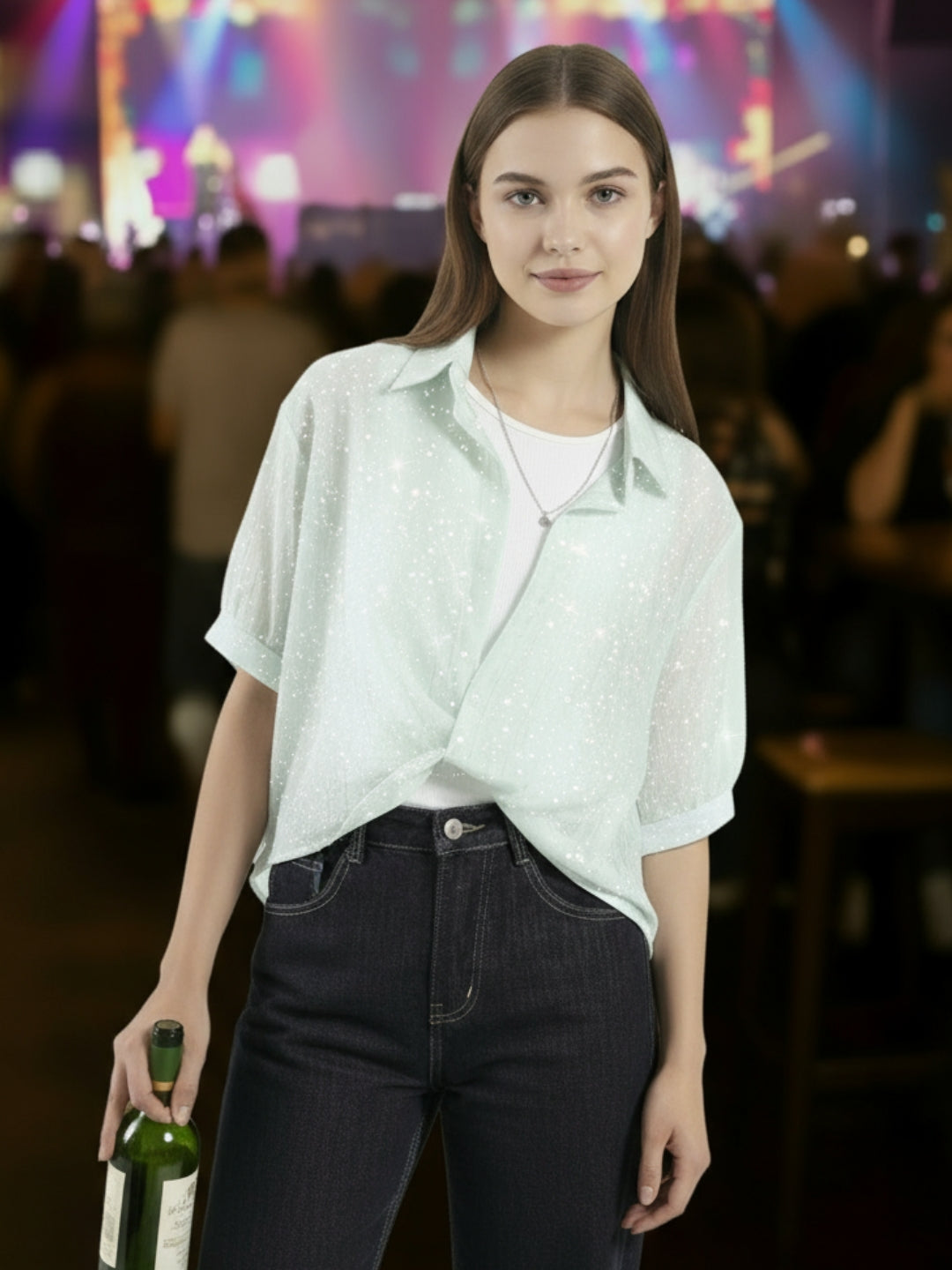 Shimmer inner with Party Top