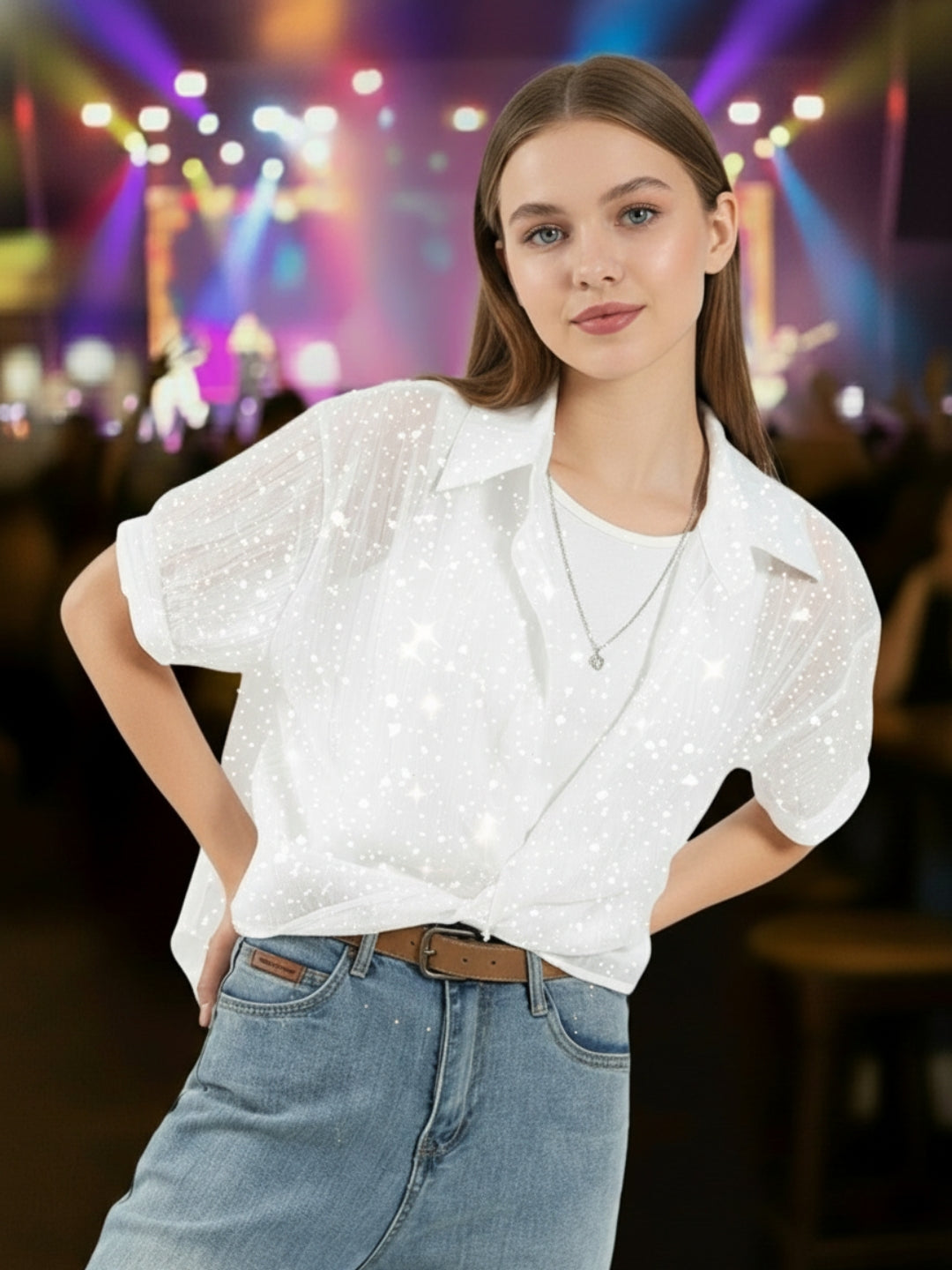 Shimmer inner with Party Top