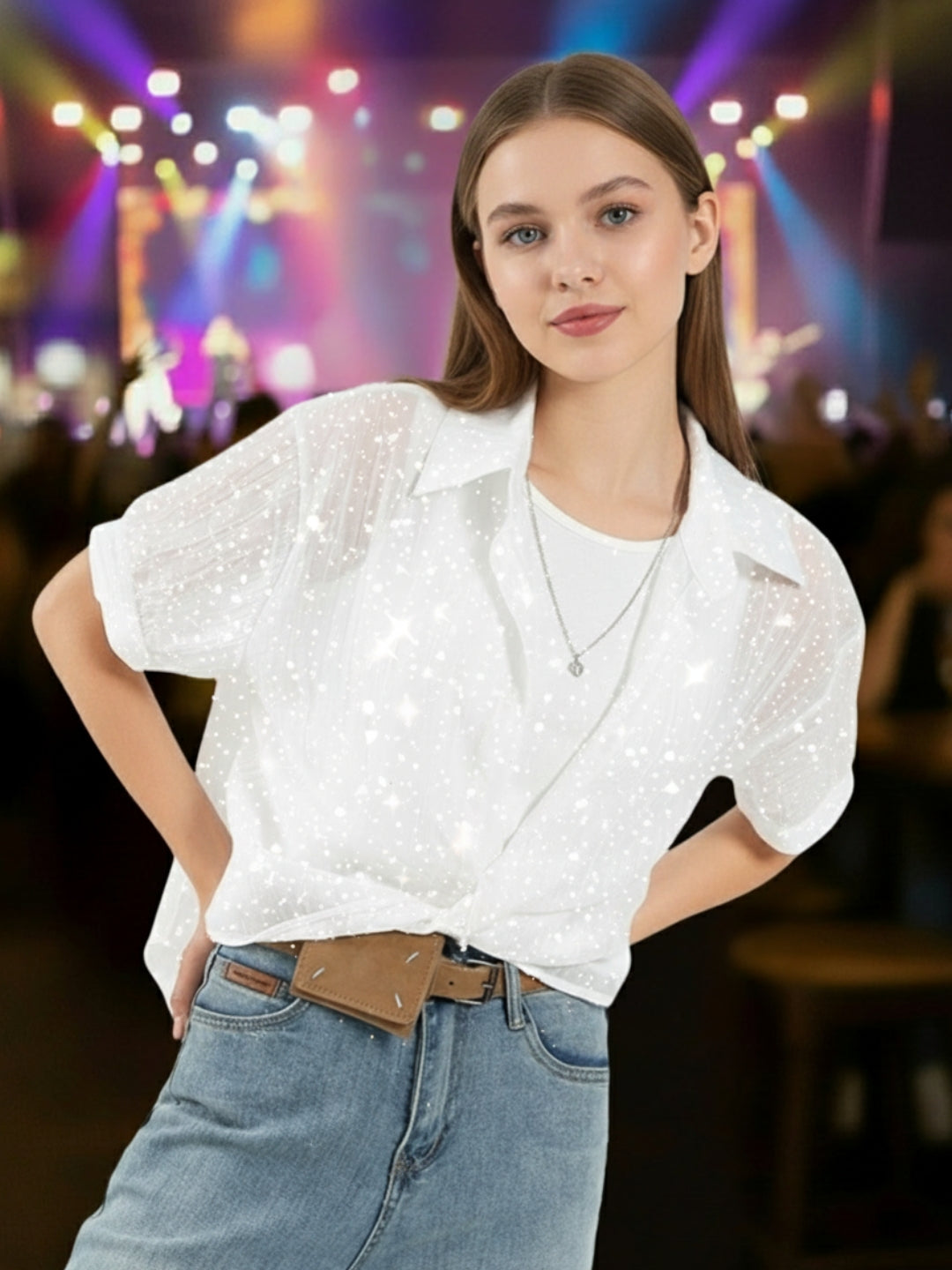 Shimmer inner with Party Top