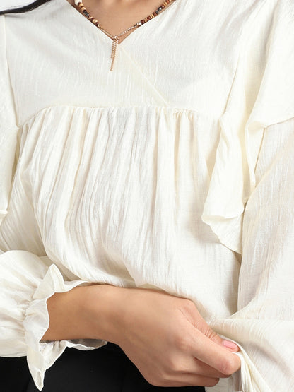 Premium cotton Ruffle top