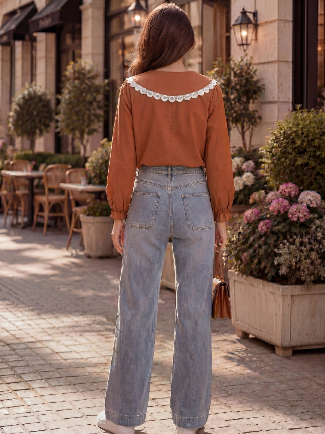 Premium cotton Ruffle top