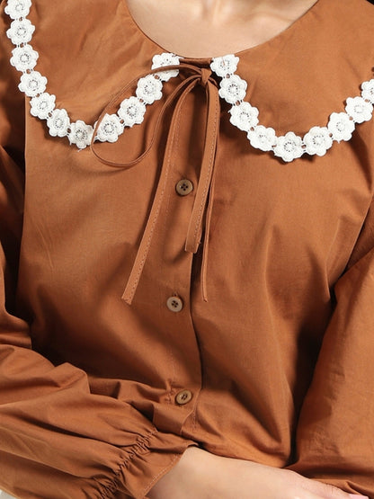 Premium cotton Ruffle top