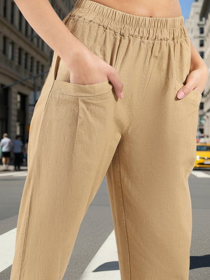 Cotton Nylon Stylish Trouser