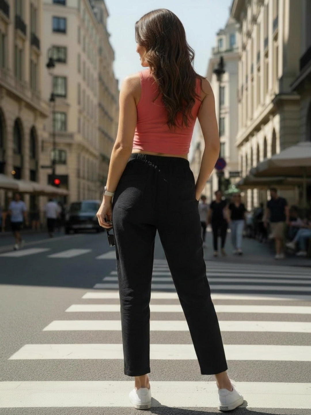 Cotton Nylon Stylish Trouser