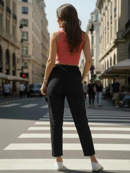 Cotton Nylon Stylish Trouser