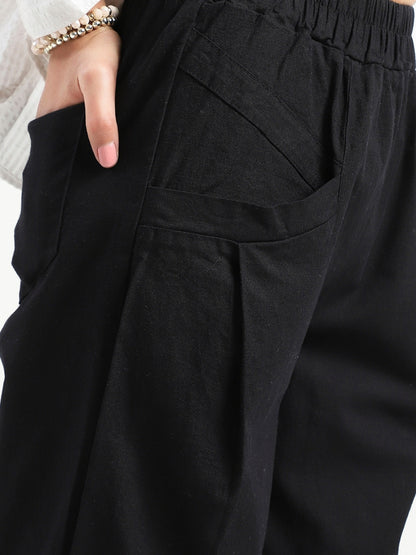 Cotton Nylon Stylish Trouser