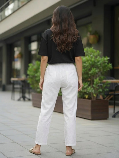 Cotton Nylon Stylish Trouser