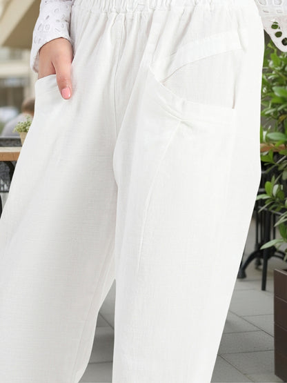 Cotton Nylon Stylish Trouser