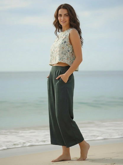 Cotton Relaxed Fit Trouser