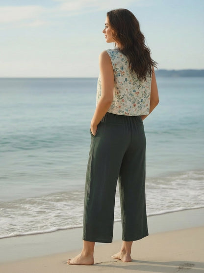 Cotton Relaxed Fit Trouser