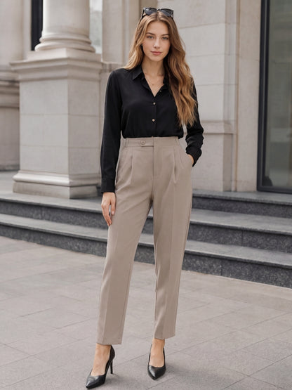 Korean High-Rise Trouser