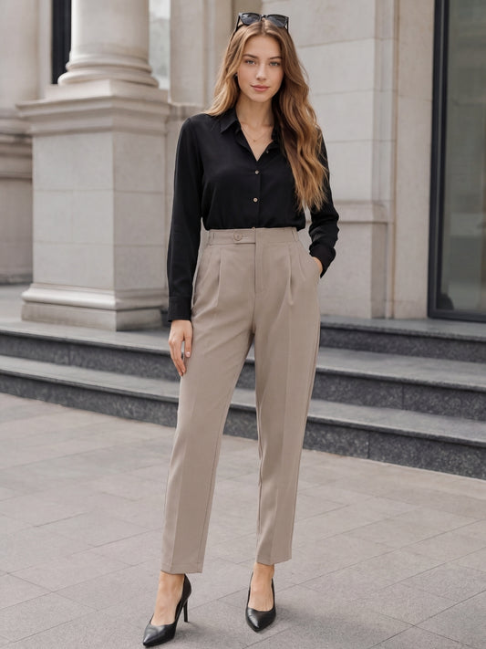 Korean High-Rise Trouser