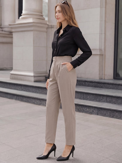Korean High-Rise Trouser