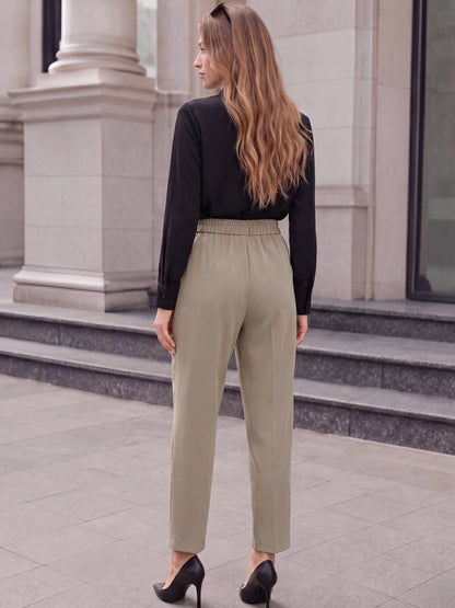 Korean High-Rise Trouser