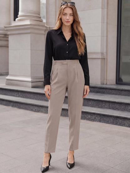 Korean High-Rise Trouser