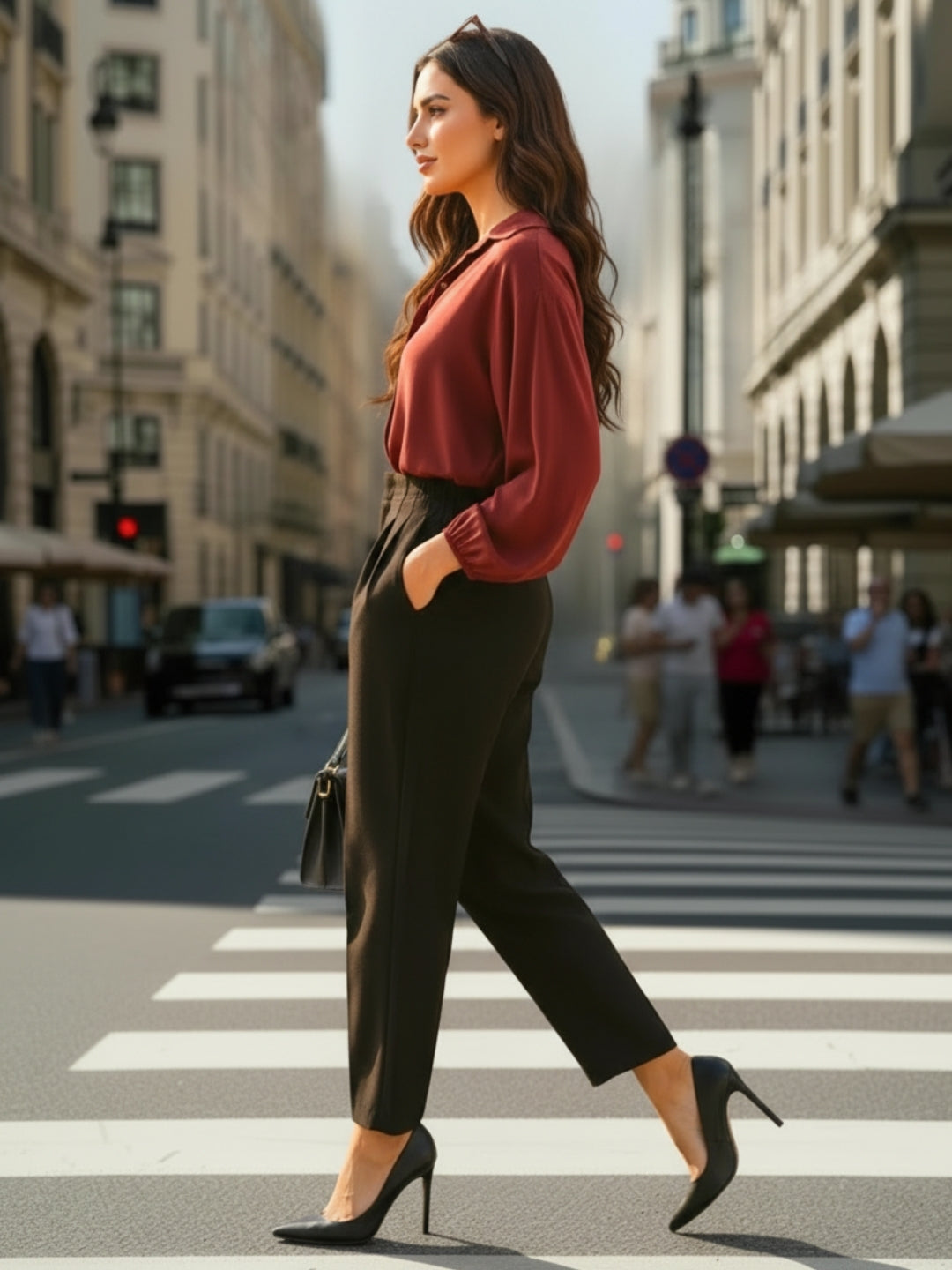 Korean High Rise  Trouser