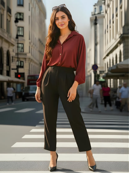 Korean High Rise  Trouser