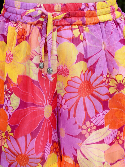 Chiffon Boho Mini shorts