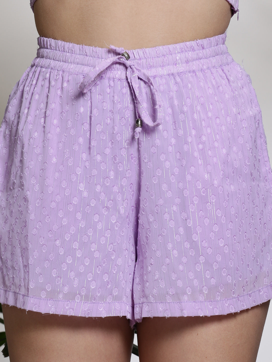 Purple Mini Short