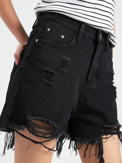 Korean Stretchable Denim Shorts