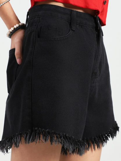 Korean Stretchable Denim Shorts